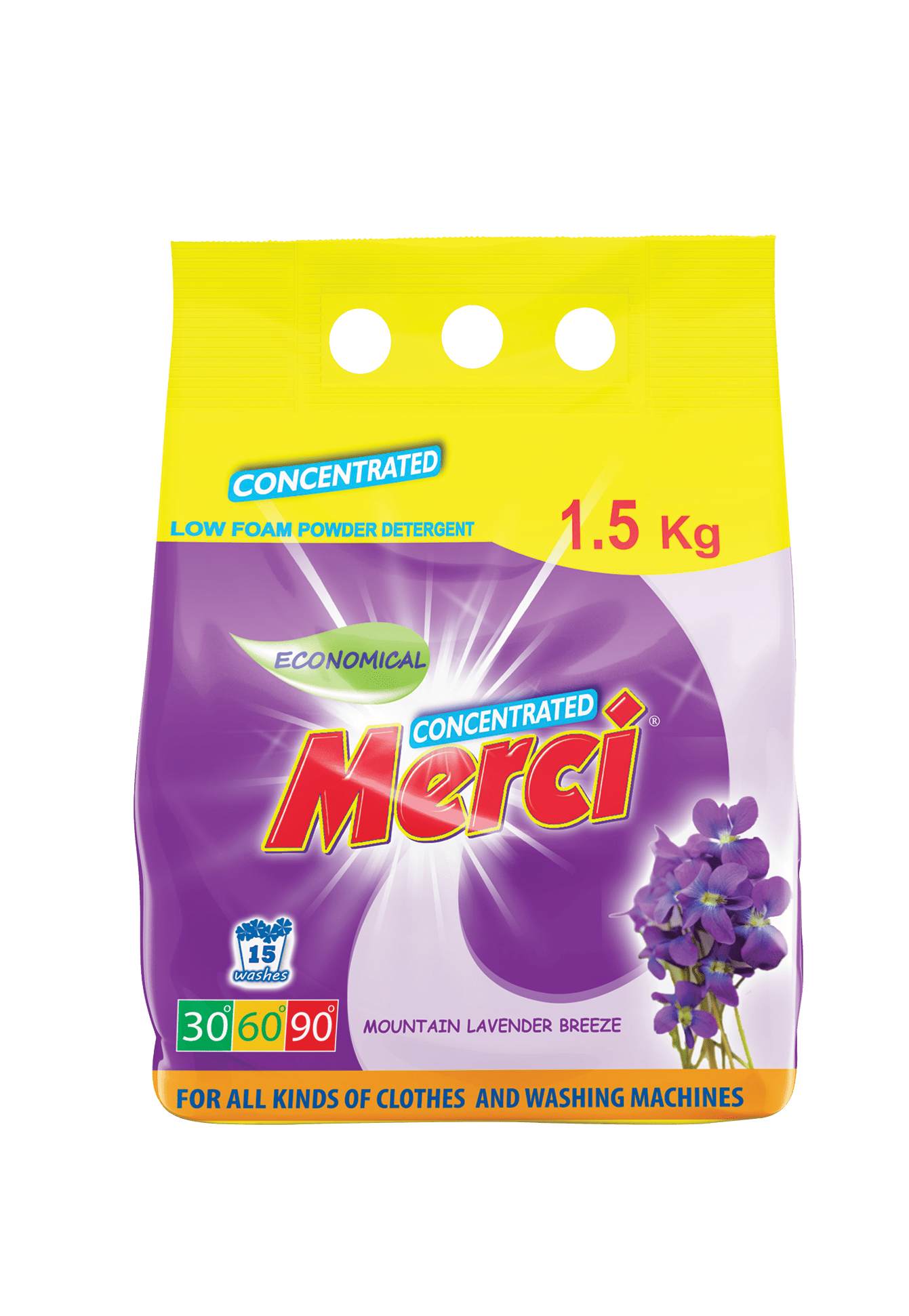 Merci Low Foam Powder Detergent 1.5 Kg