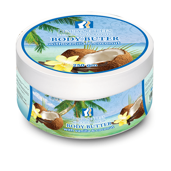 Body Butter with ( vanilla & coconut )