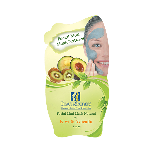 Facial Mud Mask With Kiwi & Avocado Extract