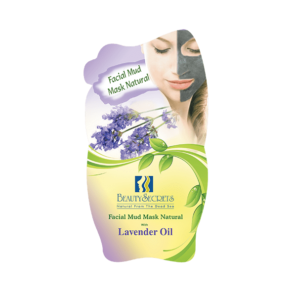 Facial Mud Mask With Lavender Essential oil Extract