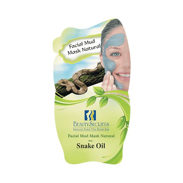 Facial mud mask with Snake Oil