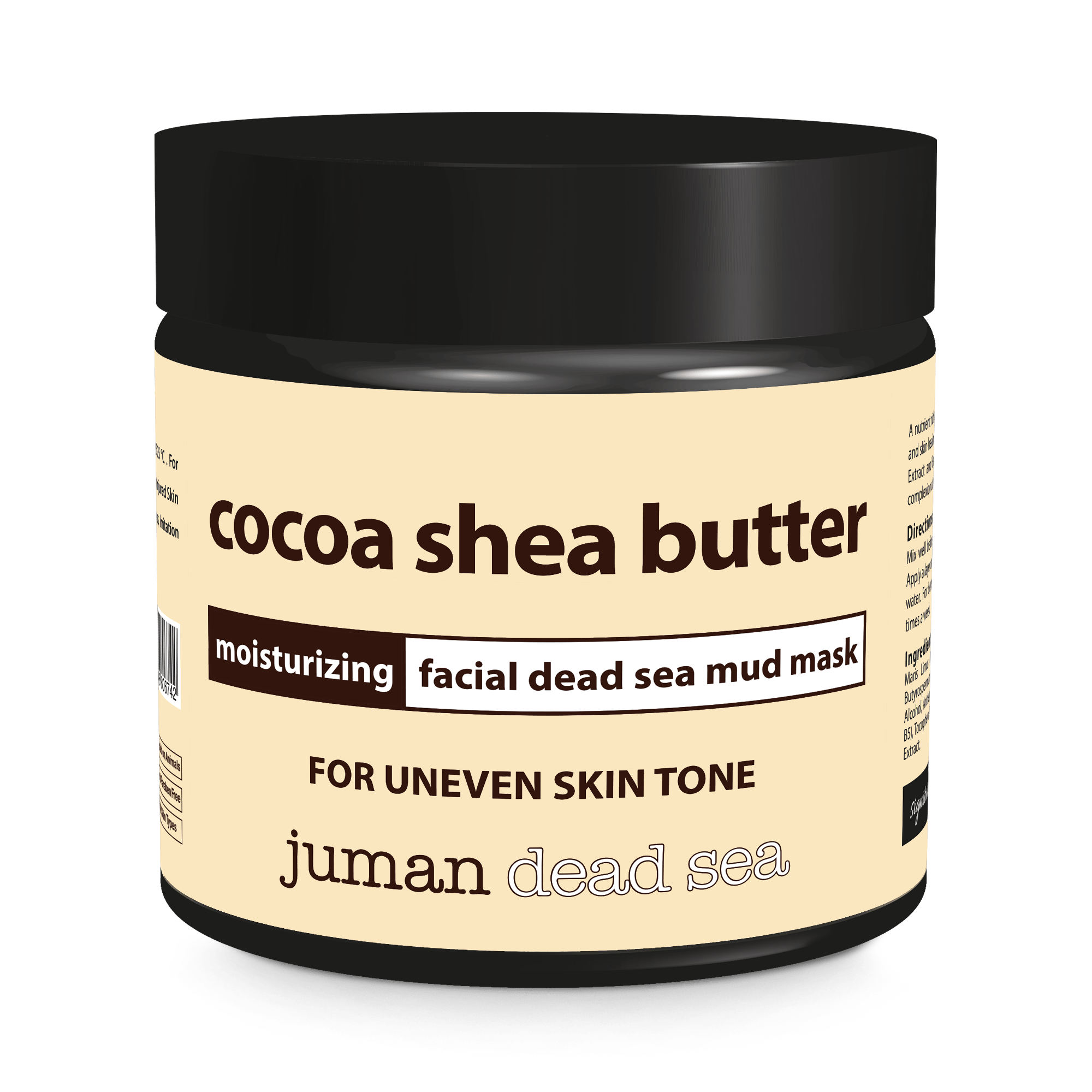 Cocoa Shea Butter Moisturizing Facial Dead Sea Mud Mask